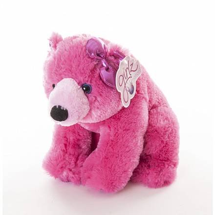 Игрушка мягкая – Медведь розовый, 30 см. 